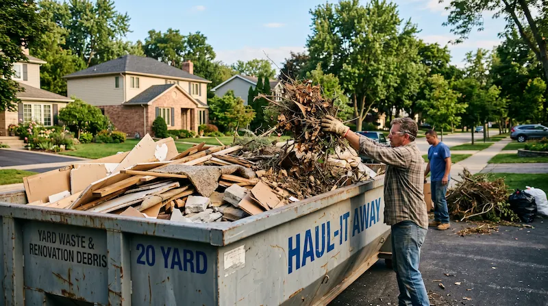 Dumpster Rental Fayetteville NC — job site photo 3