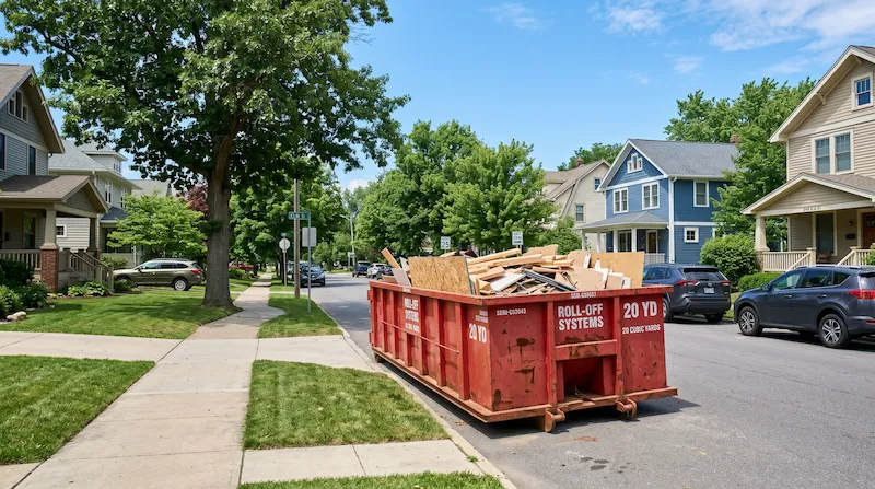 Dumpster Rental Fayetteville NC — Home cleanout